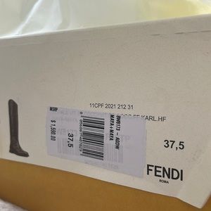 Croc-Embossed Leather Tall Boots
Fendi boots